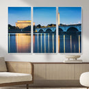 Washington DC Wall Art Canvas Print – Lincoln Memorial Night by MyGreatCanvas | Canvas Wall Art Prints | Photo Prints & Wall Decor