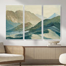 Shemelina Mountain Landscape, Mountains at Dawn Wall Art by MyGreatCanvas | Canvas Wall Art Prints | Photo Prints & Wall Decor