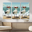 Funny Seagull Wall Art Canvas Print Beach Birds With by MyGreatCanvas | Canvas Wall Art Prints | Photo Prints & Wall Decor