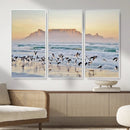 Seagulls Over Ocean Wall Art Canvas Print – Coastal Beach by MyGreatCanvas | Canvas Wall Art Prints | Photo Prints & Wall Decor