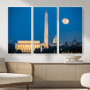 Washington DC Skyline Wall Art Canvas Print – Lincoln by MyGreatCanvas | Canvas Wall Art Prints | Photo Prints & Wall Decor