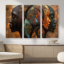 Abstract Afro American Women Wall Art Canvas Print by MyGreatCanvas | Canvas Wall Art Prints | Photo Prints & Wall Decor