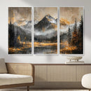 Mountain Lake Canvas Wall Art — Rustic Forest Landscape by MyGreatCanvas | Canvas Wall Art Prints | Photo Prints & Wall Decor