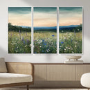Wildflower Meadow Oil Painting Canvas — Daisy Lavender by MyGreatCanvas | Canvas Wall Art Prints | Photo Prints & Wall Decor