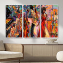 African American Jazz Singer Canvas Art — Red Dress Black by MyGreatCanvas | Canvas Wall Art Prints | Photo Prints & Wall Decor