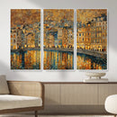 Gustav Klimt Golden Cityscape Wall Art Canvas Print, Framed by MyGreatCanvas | Canvas Wall Art Prints | Photo Prints & Wall Decor