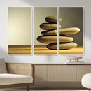 Zen Stone Wall Art Canvas Print, Balanced Rock Stack Framed by MyGreatCanvas | Canvas Wall Art Prints | Photo Prints & Wall Decor