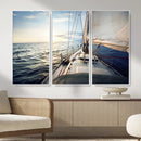 Sailboat Wall Art Canvas Print, Ocean Sunset Sailing Framed by MyGreatCanvas | Canvas Wall Art Prints | Photo Prints & Wall Decor
