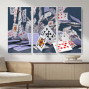 Playing Cards Canvas Wall Art | Casino Game Room Decor, by MyGreatCanvas | Canvas Wall Art Prints | Photo Prints & Wall Decor
