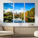 Charlotte Skyline Canvas Wall Art Print – North Carolina Cityscape Photography Print by MyGreatCanvas | Canvas Wall Art Prints | Photo Prints & Wall Decor