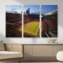 Chicago Bears Soldier Field Canvas Wall Art, NFL Stadium Panorama Print, Football Arena Photography for Sports Fans by MyGreatCanvas | Canvas Wall Art Prints | Photo Prints & Wall Decor