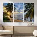 Mar Chiquita Beach Puerto Rico Canvas Wall Art, Manati Caribbean Coastal Photography Print, Tropical Ocean Sunset Decor by MyGreatCanvas | Canvas Wall Art Prints | Photo Prints & Wall Decor