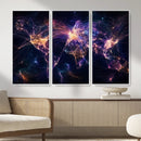 Global Flight Routes Map Canvas Wall Art, Worldwide Aviation Network Print, International Air Travel Wall Decor by MyGreatCanvas | Canvas Wall Art Prints | Photo Prints & Wall Decor