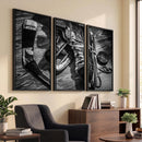 Old Pair of Mens Skates Wall Art Canvas, Men Skates Wall Art