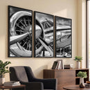Vintage Antique Airplane Wall Art Canvas Print