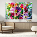 Oil Flower Abstract Canvas Print by MyGreatCanvas | Canvas Wall Art Prints | Photo Prints & Wall Decor