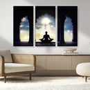 Women and Yoga Wall Art Canvas Print by MyGreatCanvas | Canvas Wall Art Prints | Photo Prints & Wall Decor
