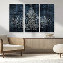 Dark Chandelier Wall Art Canvas Print by MyGreatCanvas | Canvas Wall Art Prints | Photo Prints & Wall Decor