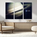 Framed Saturn Wall Art Canvas Print