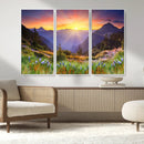 Mountain and Spring Wall Art Canvas Print by MyGreatCanvas | Canvas Wall Art Prints | Photo Prints & Wall Decor