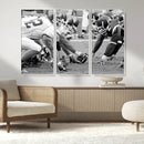 American Football Player Wall Art Canvas Print by MyGreatCanvas | Canvas Wall Art Prints | Photo Prints & Wall Decor