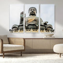 Buddha Statue Wall Art Canvas Print