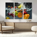 Kithen Vegetables World Wall Art Canvas Print