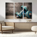 Dambell and Sport Wall Art Canvas Print by MyGreatCanvas | Canvas Wall Art Prints | Photo Prints & Wall Decor