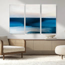 Dark Blue Abstract Wall Art Canvas Print by MyGreatCanvas | Canvas Wall Art Prints | Photo Prints & Wall Decor