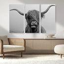 Texas Cow Wall Art Canvas, Texas Longhorn Cattle Canvas by MyGreatCanvas | Canvas Wall Art Prints | Photo Prints & Wall Decor