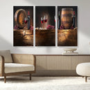 Wine and Barrels Wall Art Canvas Print by MyGreatCanvas | Canvas Wall Art Prints | Photo Prints & Wall Decor