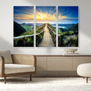 Mountain and Sunset Wall Art Canvas Print by MyGreatCanvas | Canvas Wall Art Prints | Photo Prints & Wall Decor