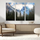 Half Dome Yosemite Calinia Wall Art Canvas Print El Capitan by MyGreatCanvas | Canvas Wall Art Prints | Photo Prints & Wall Decor