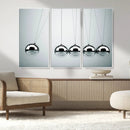 Newton's Cradle Wall Art Canvas Print, Framed Newton Cradle