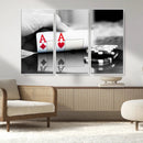 Aces Poker Art Poker Game Wall Art Canvas Print