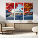 Mount Fuji Canvas Wall Art Japan Autumn Mountain Canvas