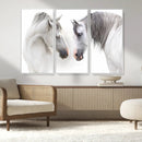 White Horse Wall Art Animal Canvas Print by MyGreatCanvas | Canvas Wall Art Prints | Photo Prints & Wall Decor