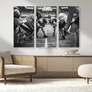 American Football Wall Art Canvas Print Framed Stadium Sport