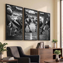 American Football Wall Art Canvas Print Framed Stadium Sport