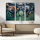 American Football Playing Wall Art Canvas Print by MyGreatCanvas | Canvas Wall Art Prints | Photo Prints & Wall Decor