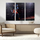 American Football Wall Art Canvas Print, Stadium Sport Wall