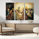 Last Supper Wall Art Canvas Print, Framed Jesus Painting Art