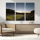 Oregon Ducks Football Team Print - Eugene Autzen Stadium