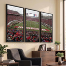 Wisconsin Badgers Team Print Canvas - Madison Camp Randall