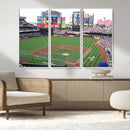New York Mets Baseball Team Print - Citi Field Baseball by MyGreatCanvas | Canvas Wall Art Prints | Photo Prints & Wall Decor