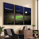 Michigan Wolverines Football Canvas Wall Decor, Football