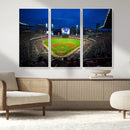 Truist Park Night Game Canvas Art - Atlanta Braves Stadium by MyGreatCanvas | Canvas Wall Art Prints | Photo Prints & Wall Decor