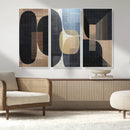 Minimalist Wabi Sabi Abstract Geometric Wall Art Canvas