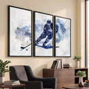 Hockey Player Wall Art Canvas Print - Sports-Inspired