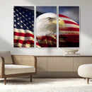 American Flag Eagle Symbol Wall Art, American Flag Eagle by MyGreatCanvas | Canvas Wall Art Prints | Photo Prints & Wall Decor